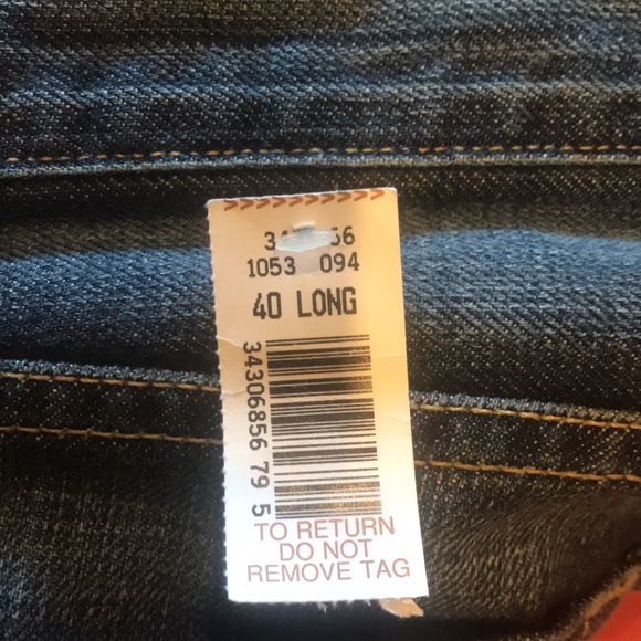 7 For All Mankind Mens jeans NWT but altered to 40x31 - Picture 9 of 9